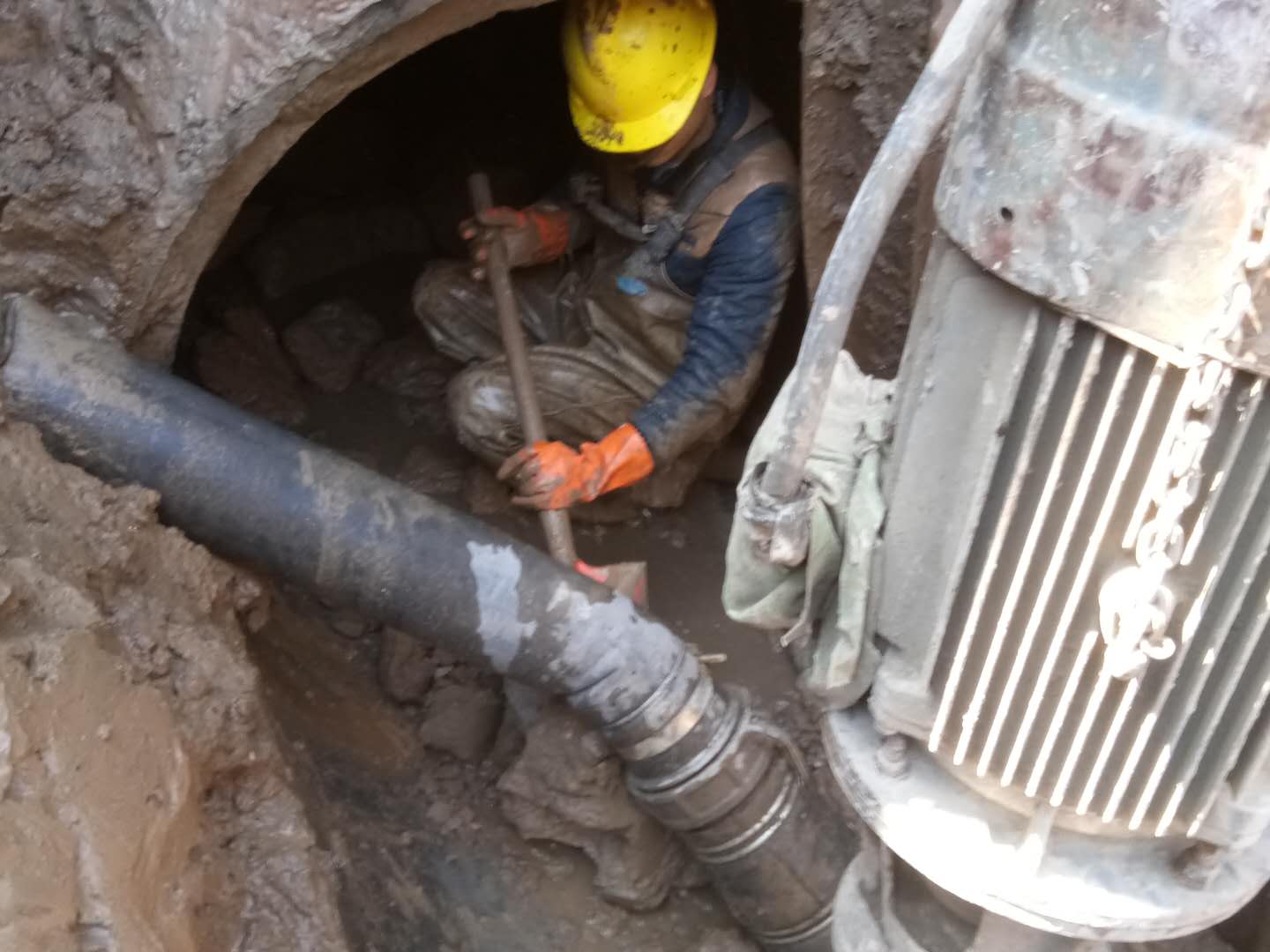 大茂镇管道清淤