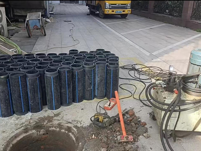 大茂镇PE置换管厂家 DN315置换管 非开挖管短管置换